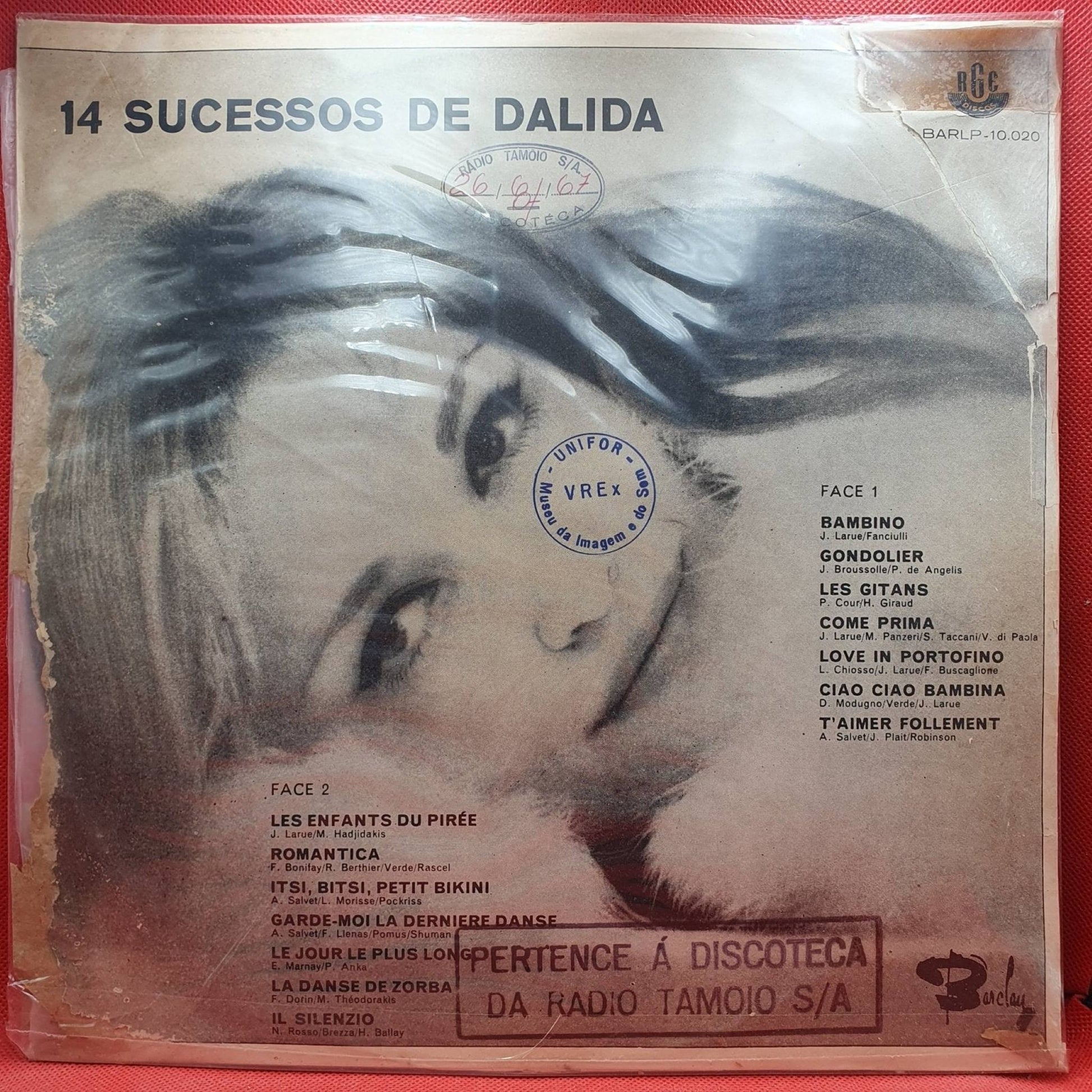 Dalida ‎– 14 Sucessos De Dalida - Vinyl Store Online