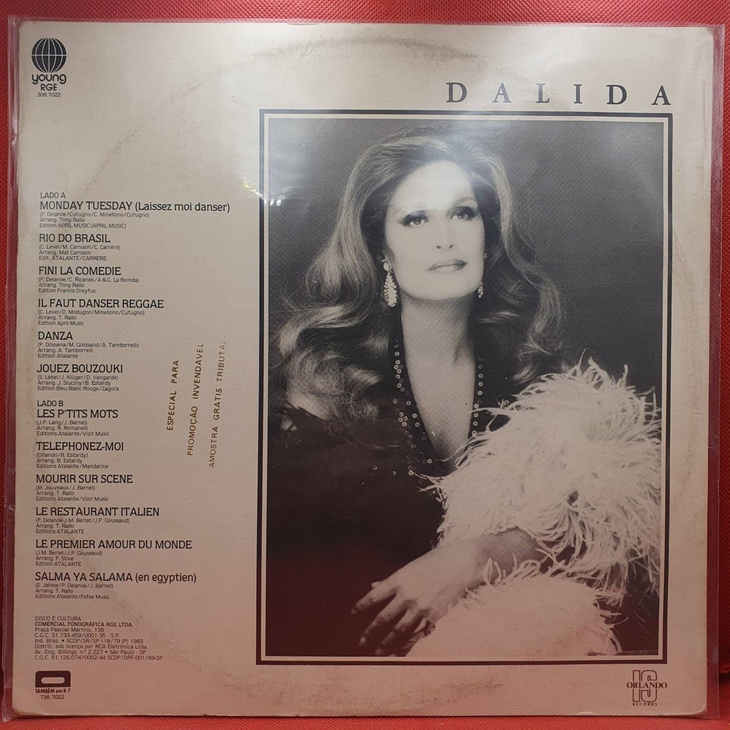Dalida ‎– Dalida - Vinyl Store Online