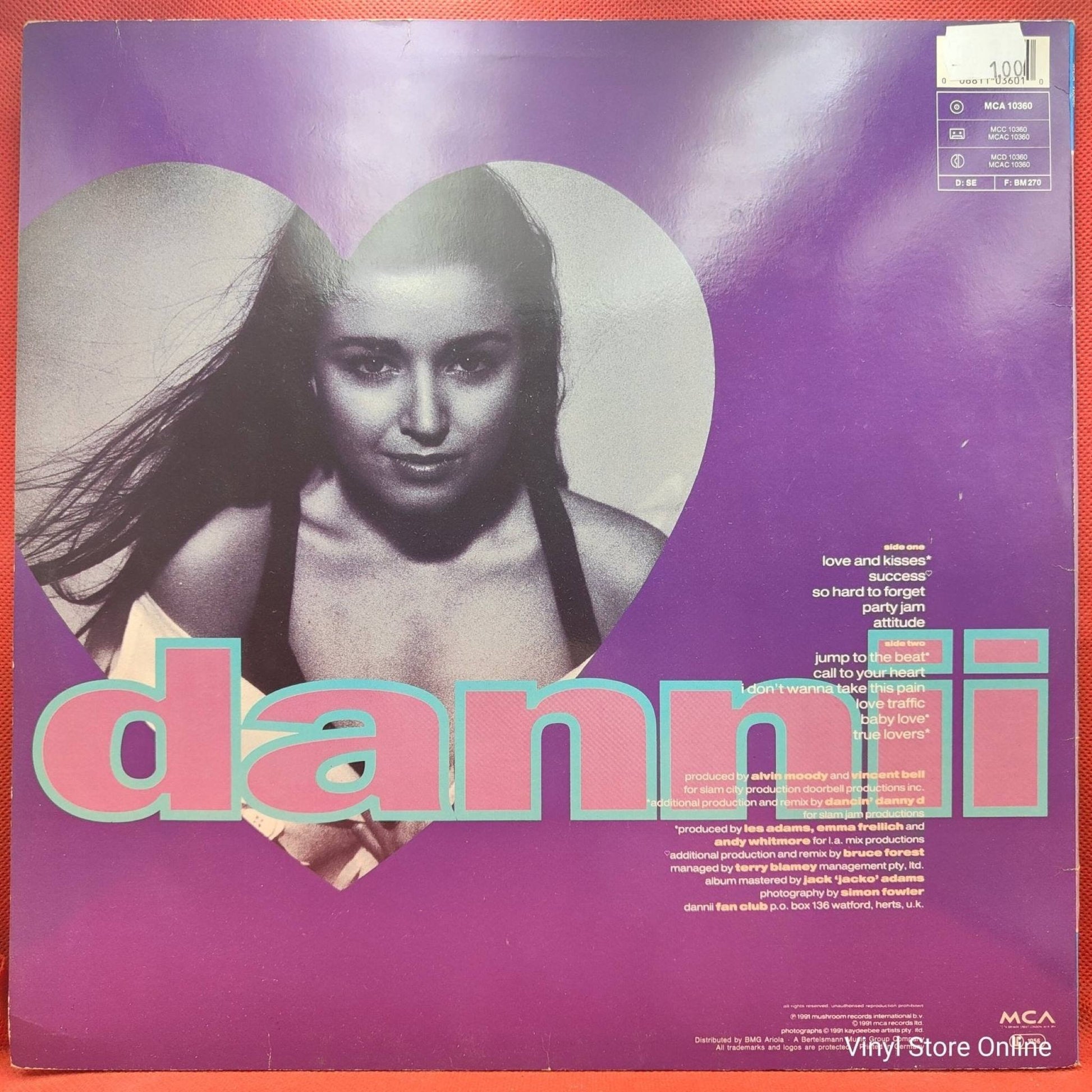 Dannii ‎– Love And Kisses - Vinyl Store Online