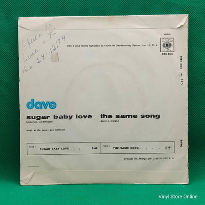 Dave ‎– Sugar Baby Love - Vinyl Store Online