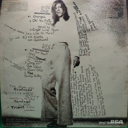 David Bowie ‎– Hunky Dory - Vinyl Store Online
