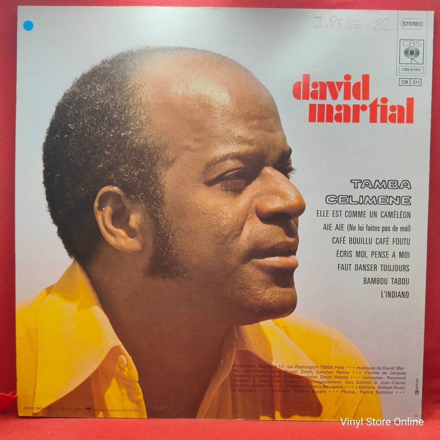 David Martial – Celimene Tamba - Vinyl Store Online
