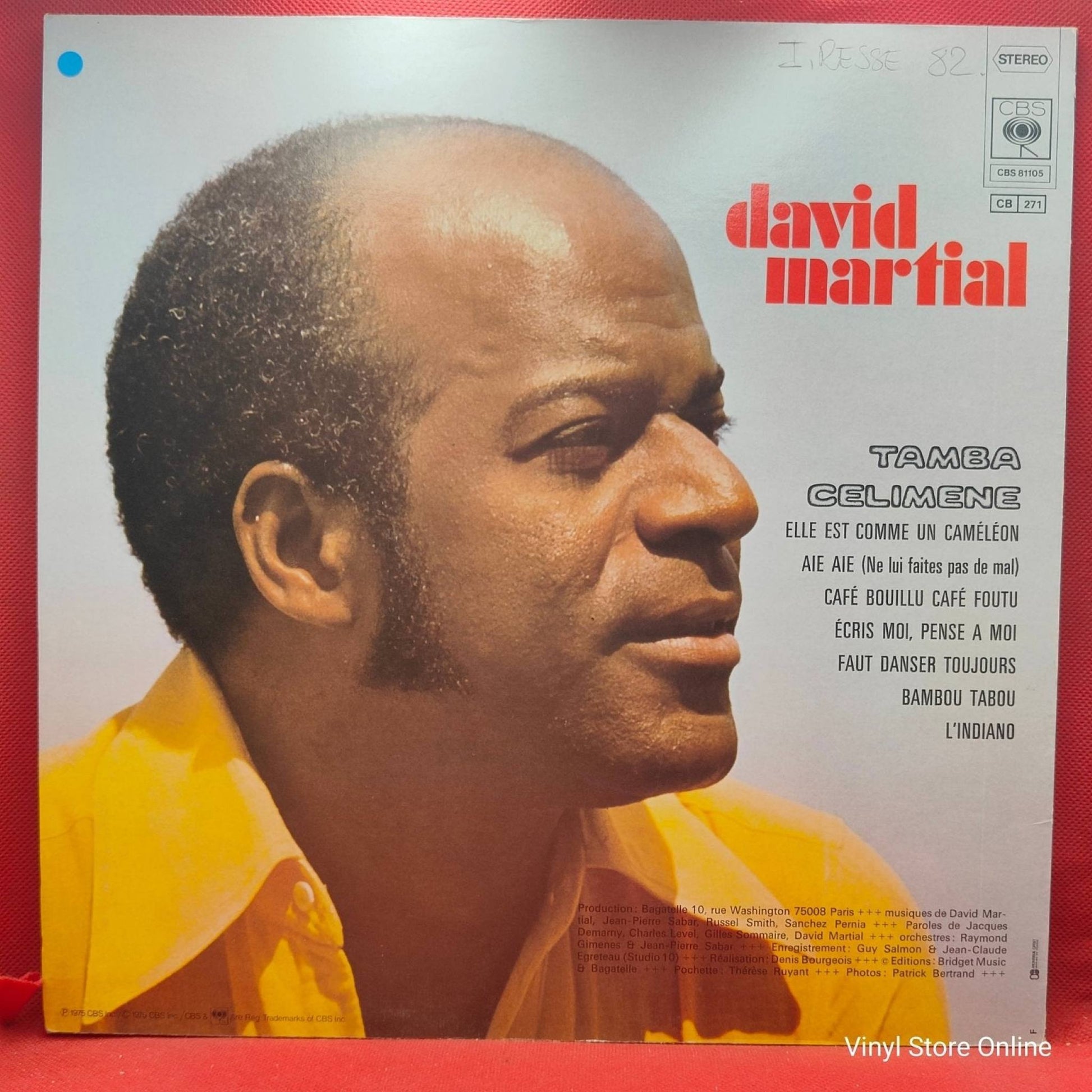 David Martial – Celimene Tamba - Vinyl Store Online