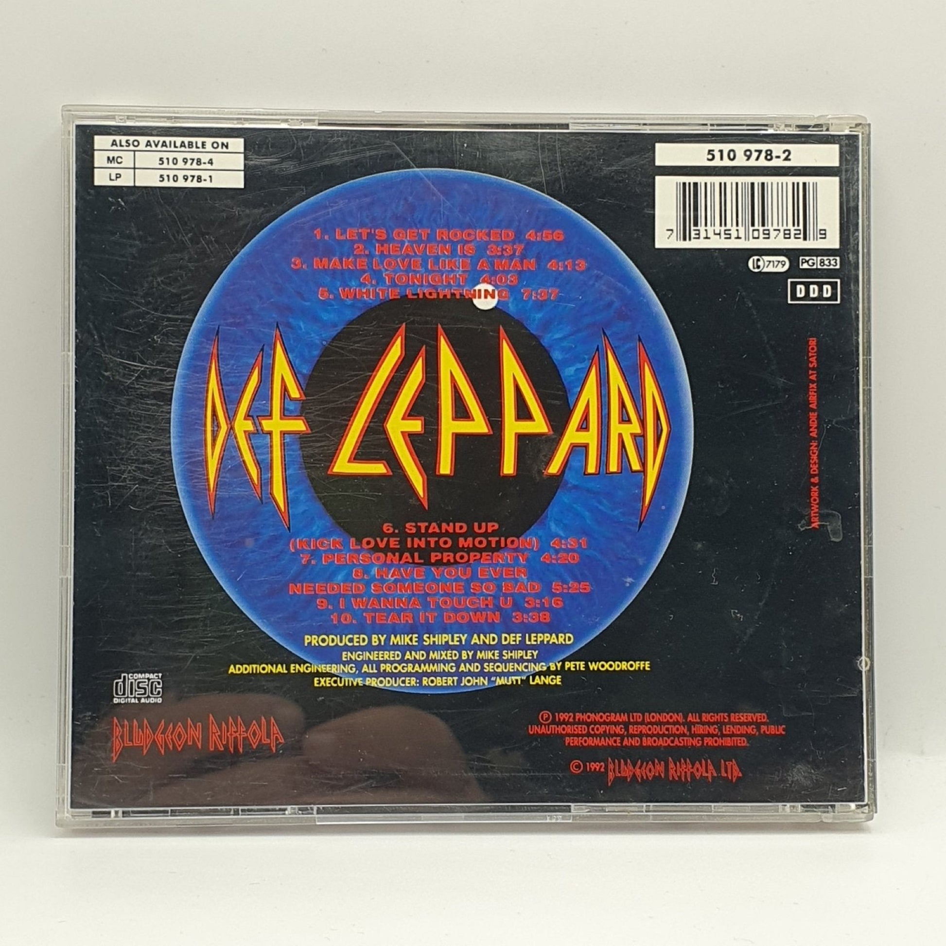 Def Leppard ‎– Adrenalize - Vinyl Store Online