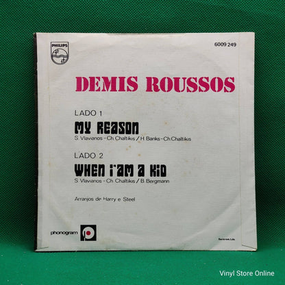 Demis Roussos ‎– My Reason / When I'm A Kid - Vinyl Store Online