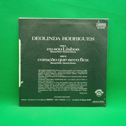 Deolinda Rodrigues ‎– Eu Sou Lisboa - Vinyl Store Online