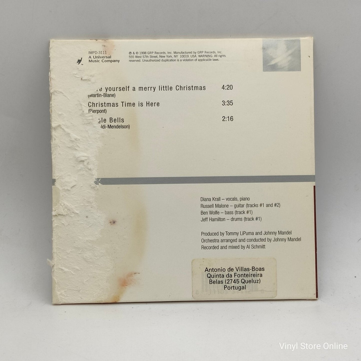 Diana Krall ‎– Have Yourself A Merry Little Christmas - Vinyl Store Online