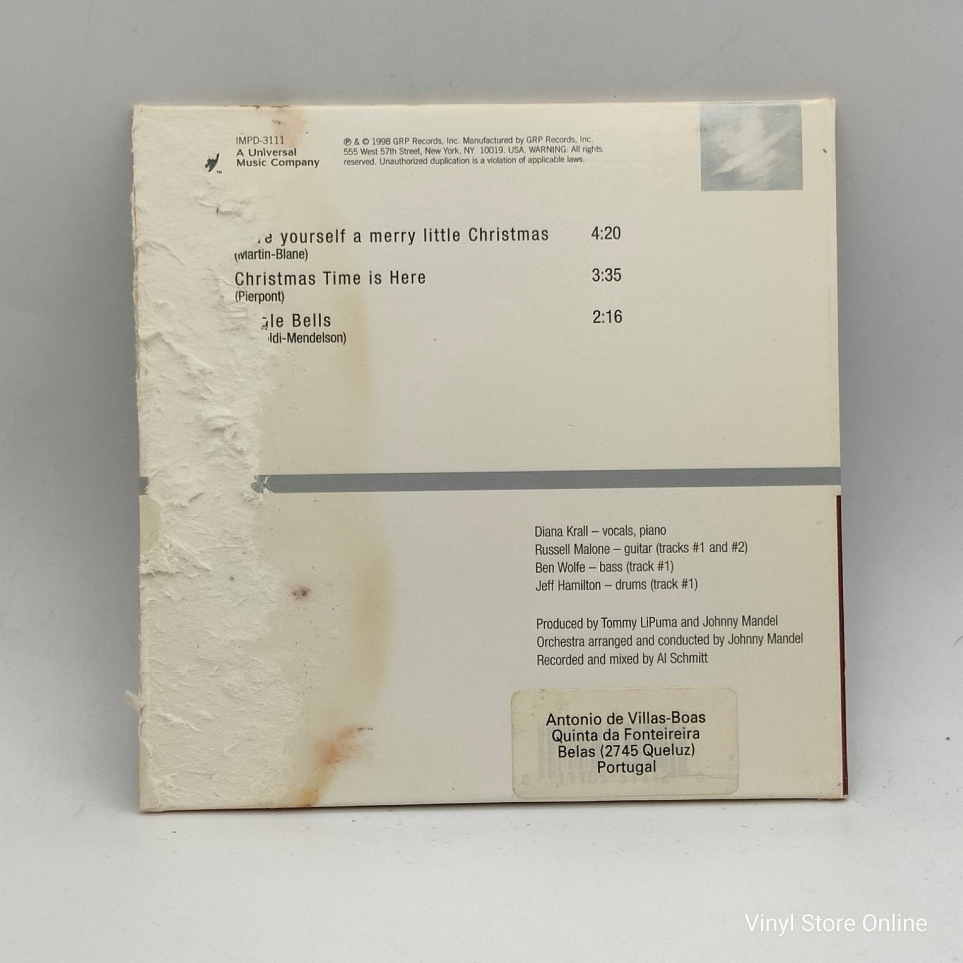 Diana Krall ‎– Have Yourself A Merry Little Christmas - Vinyl Store Online
