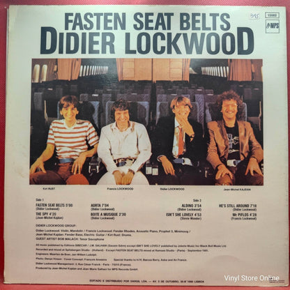 Didier Lockwood ‎– Fasten Seat Belts - Vinyl Store Online