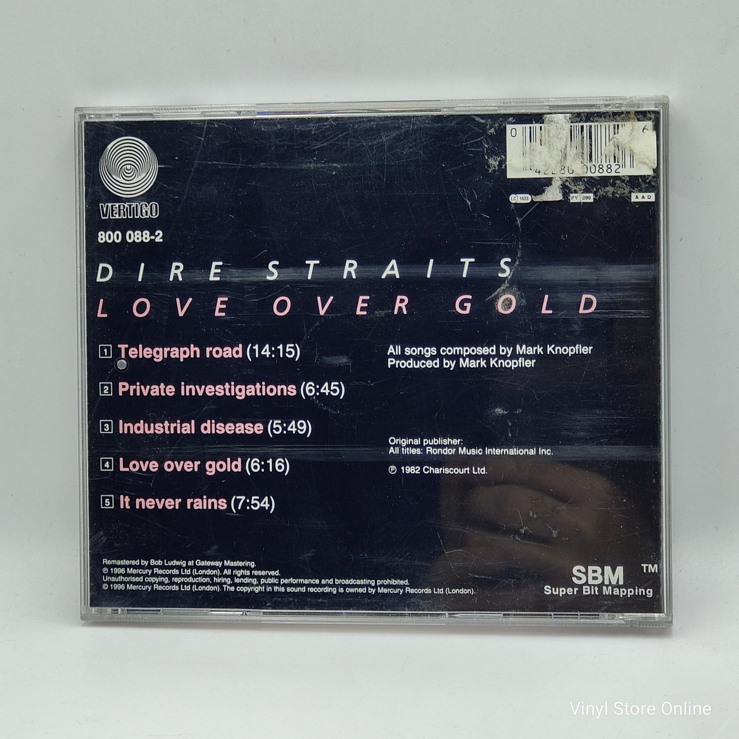 Dire Straits ‎– Love Over Gold - Vinyl Store Online