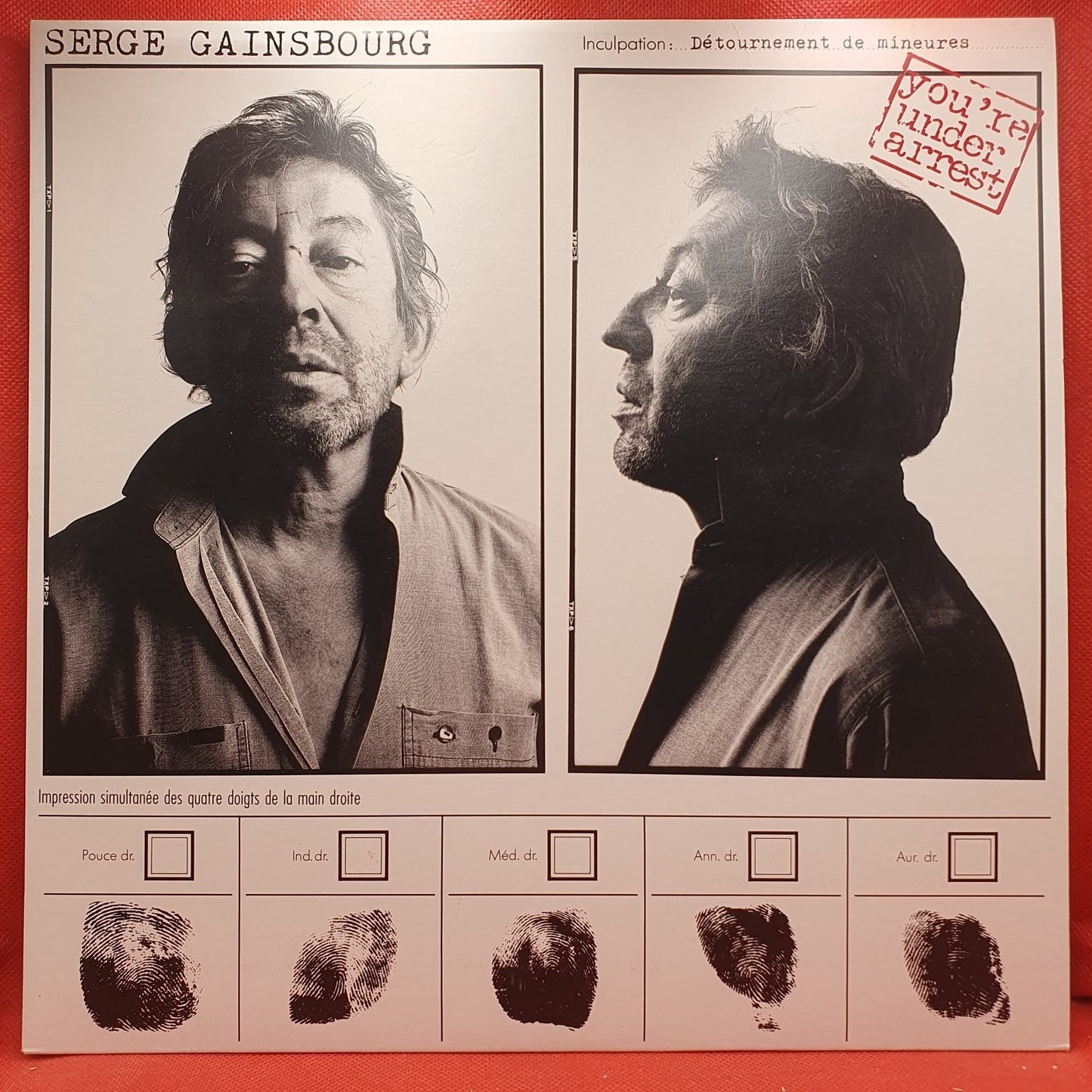Serge Gainsbourg - You're Under Arrest (LP) · fotografia 1