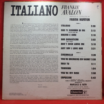 Frankie Avalon - Italiano (LP) · fotografia 2