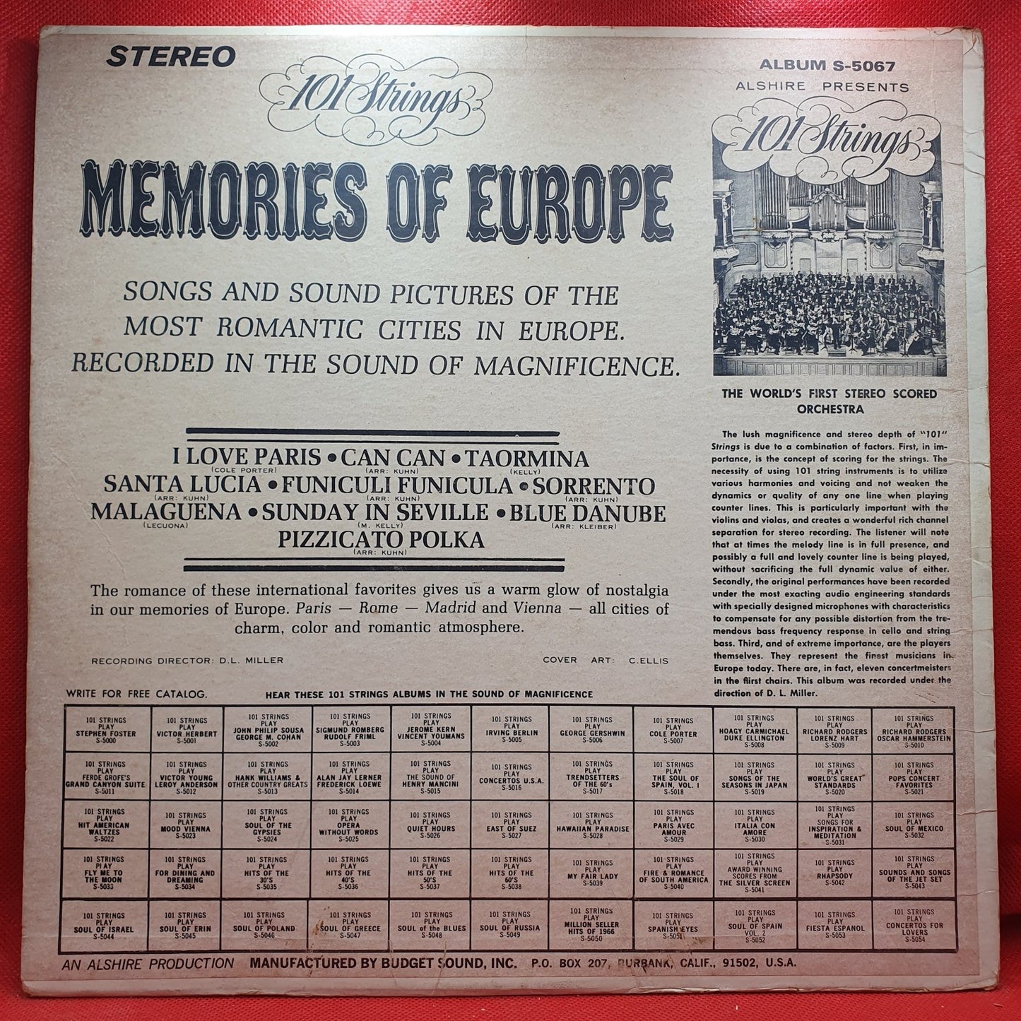 101 Strings - Memories Of Europe (LP) · fotografia 2