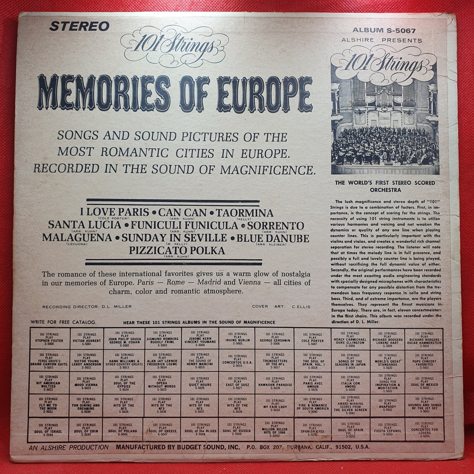 101 Strings - Memories Of Europe (LP) · fotografia 2