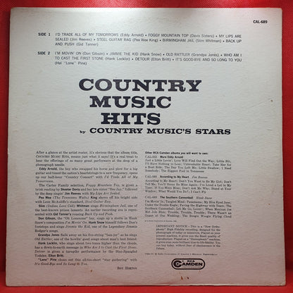 Various - Country Music Hits By Country Music's Stars (LP) · fotografia 2