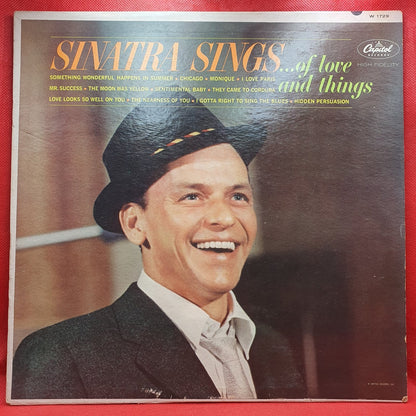 Frank Sinatra - Sinatra Sings...Of Love And Things (LP) · fotografia 1