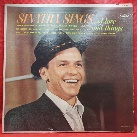 Frank Sinatra - Sinatra Sings...Of Love And Things (LP) · fotografia 1