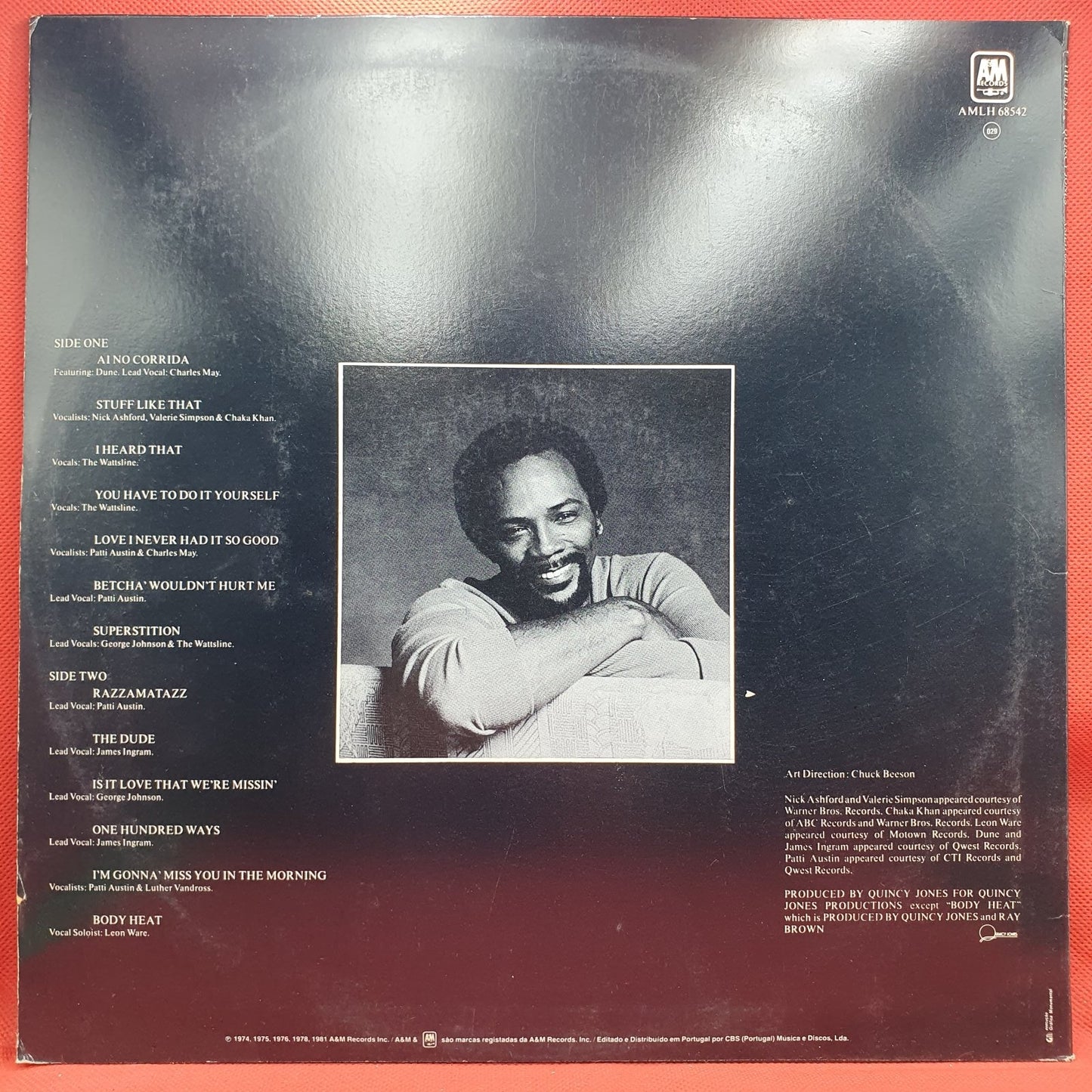 Quincy Jones - The Best (LP) · fotografia 2