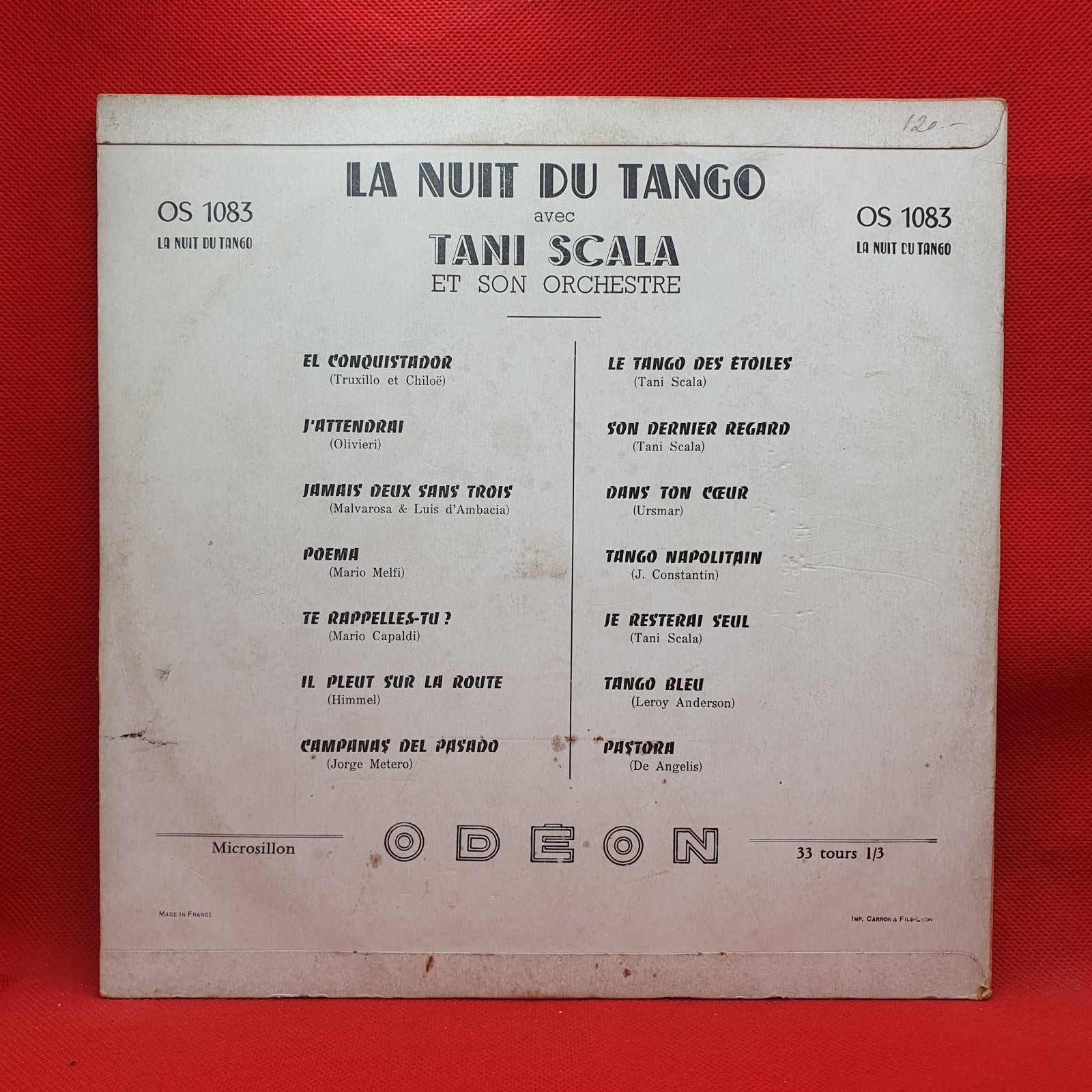 Tani Scala - La Nuit Du Tango (LP) · fotografia 2