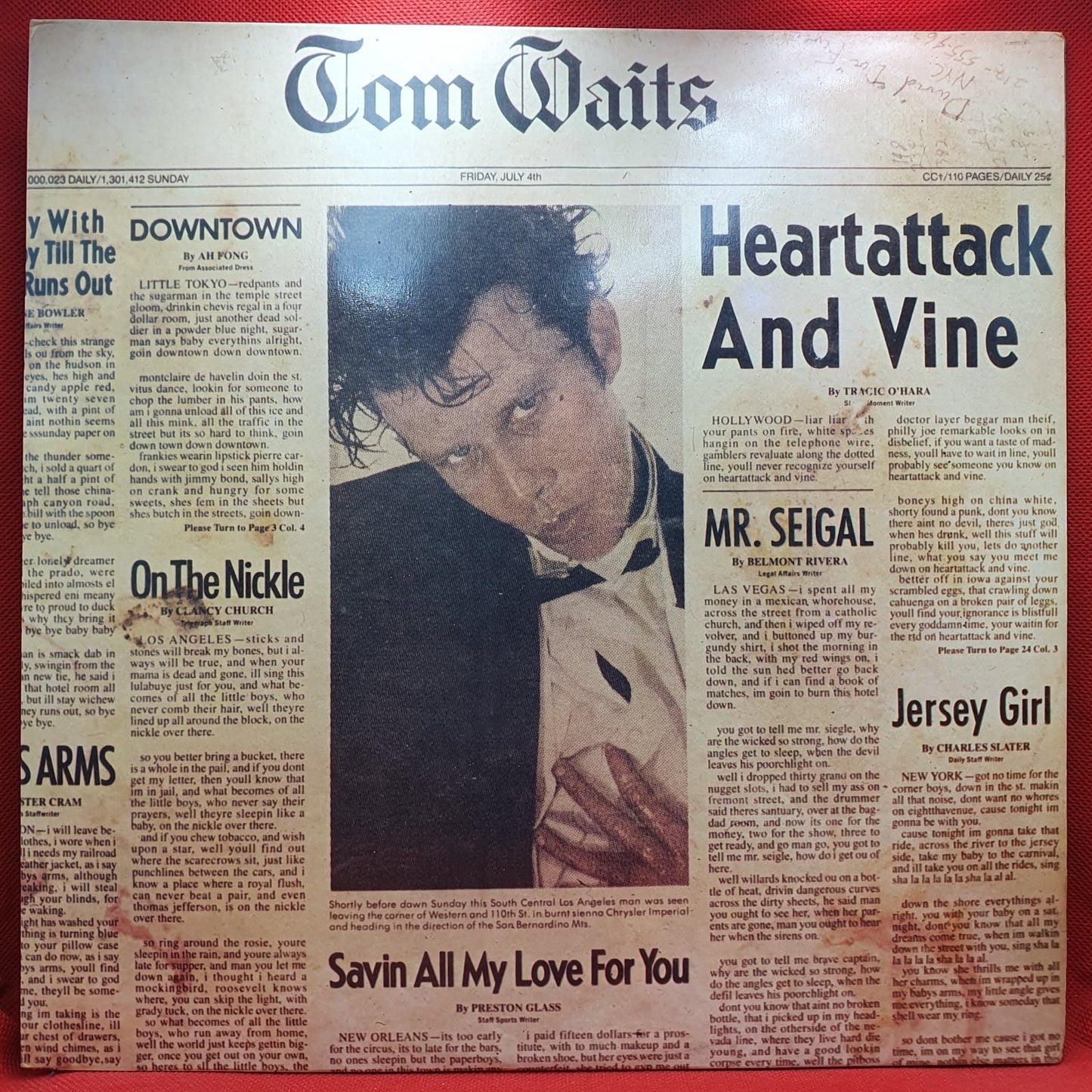 Tom Waits - Heartattack And Vine (LP) · fotografia 1
