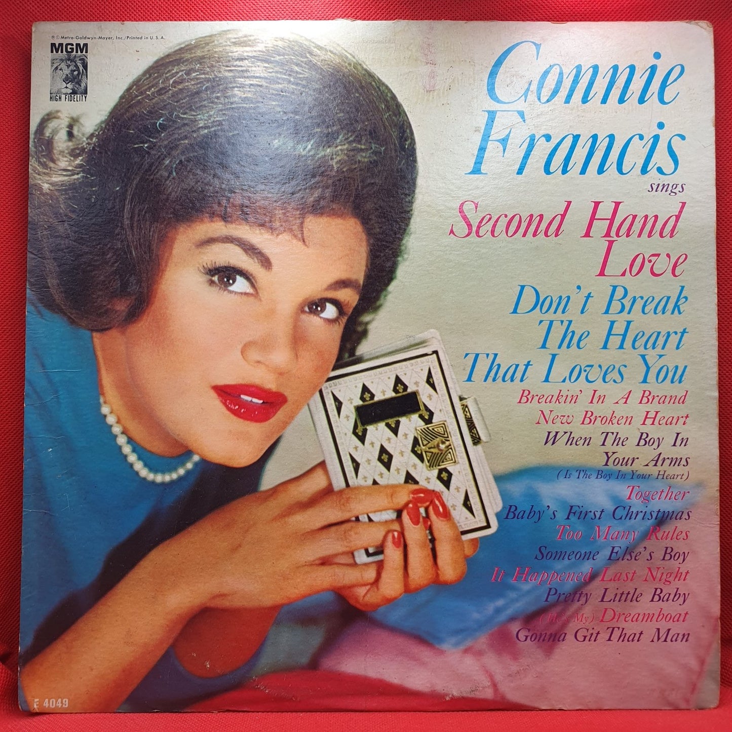 Connie Francis - Second Hand Love And Other Hits (LP) · fotografia 1