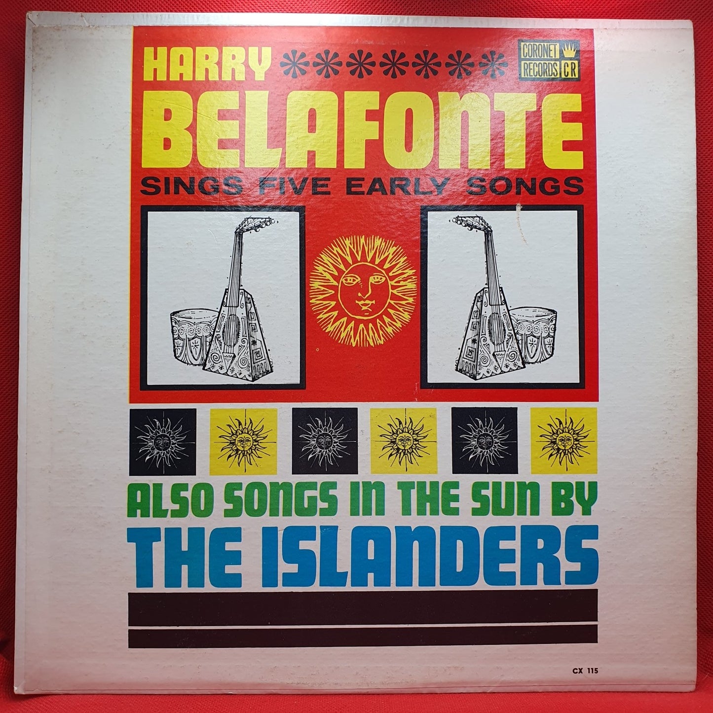Harry Belafonte / The Islanders - Harry Belafonte Sings Five Early Songs / Calypso In The Sun (LP) · fotografia 1