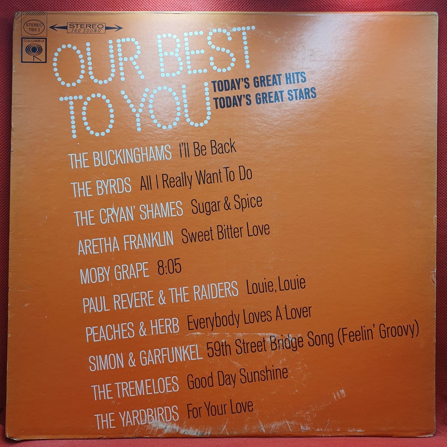 Various - Our Best To You: Today's Great Hits... Today's Great Stars (LP) · fotografia 1