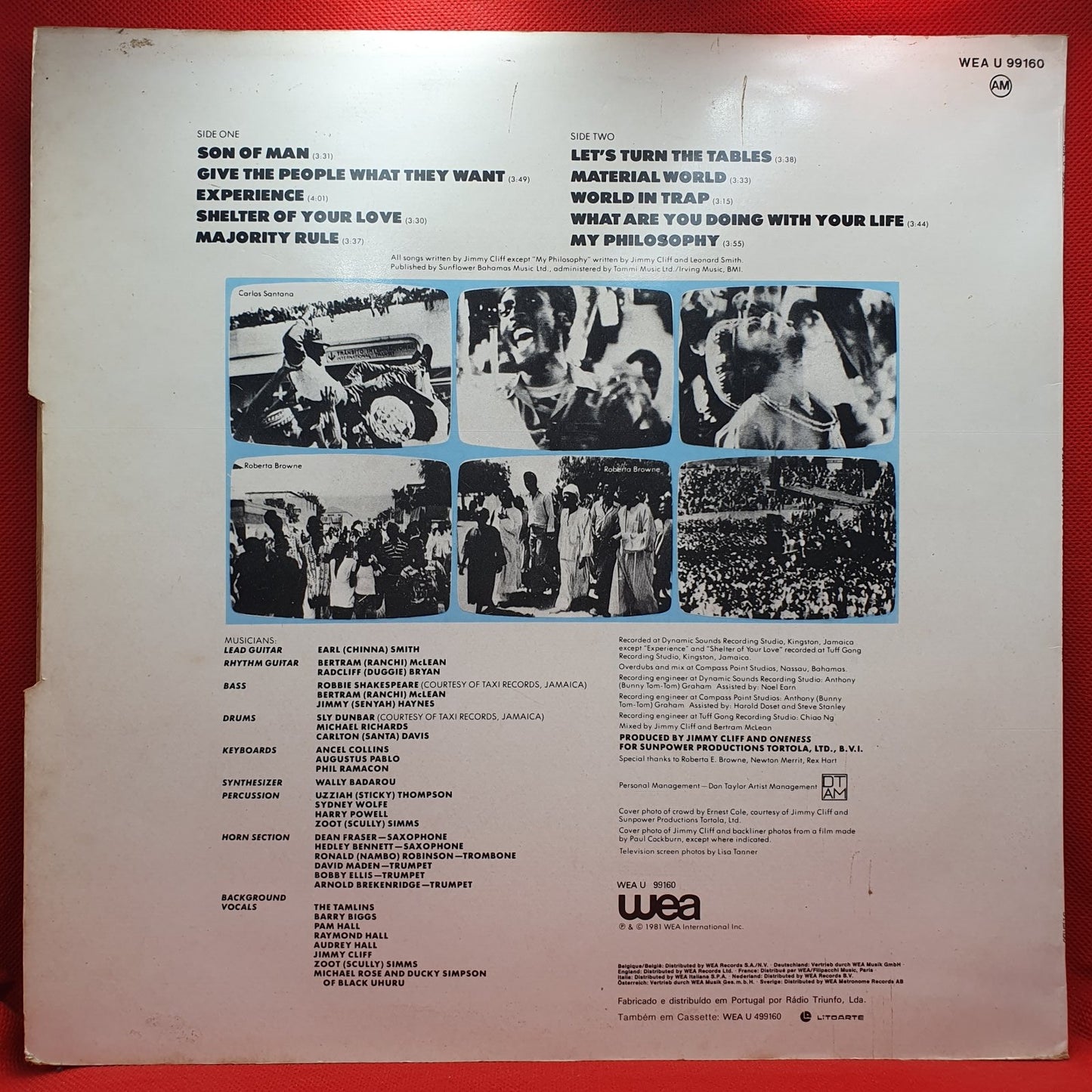 Jimmy Cliff - Give The People What They Want (LP) · fotografia 2