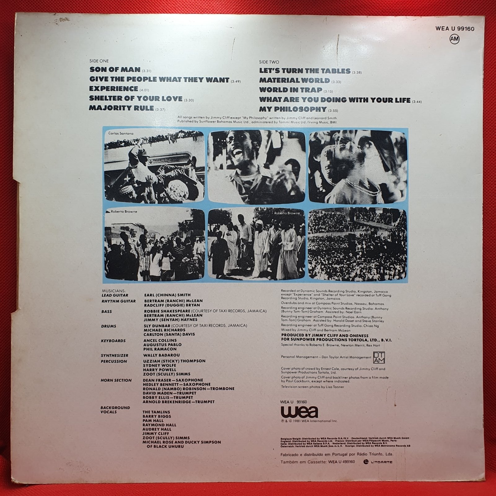 Jimmy Cliff - Give The People What They Want (LP) · fotografia 2
