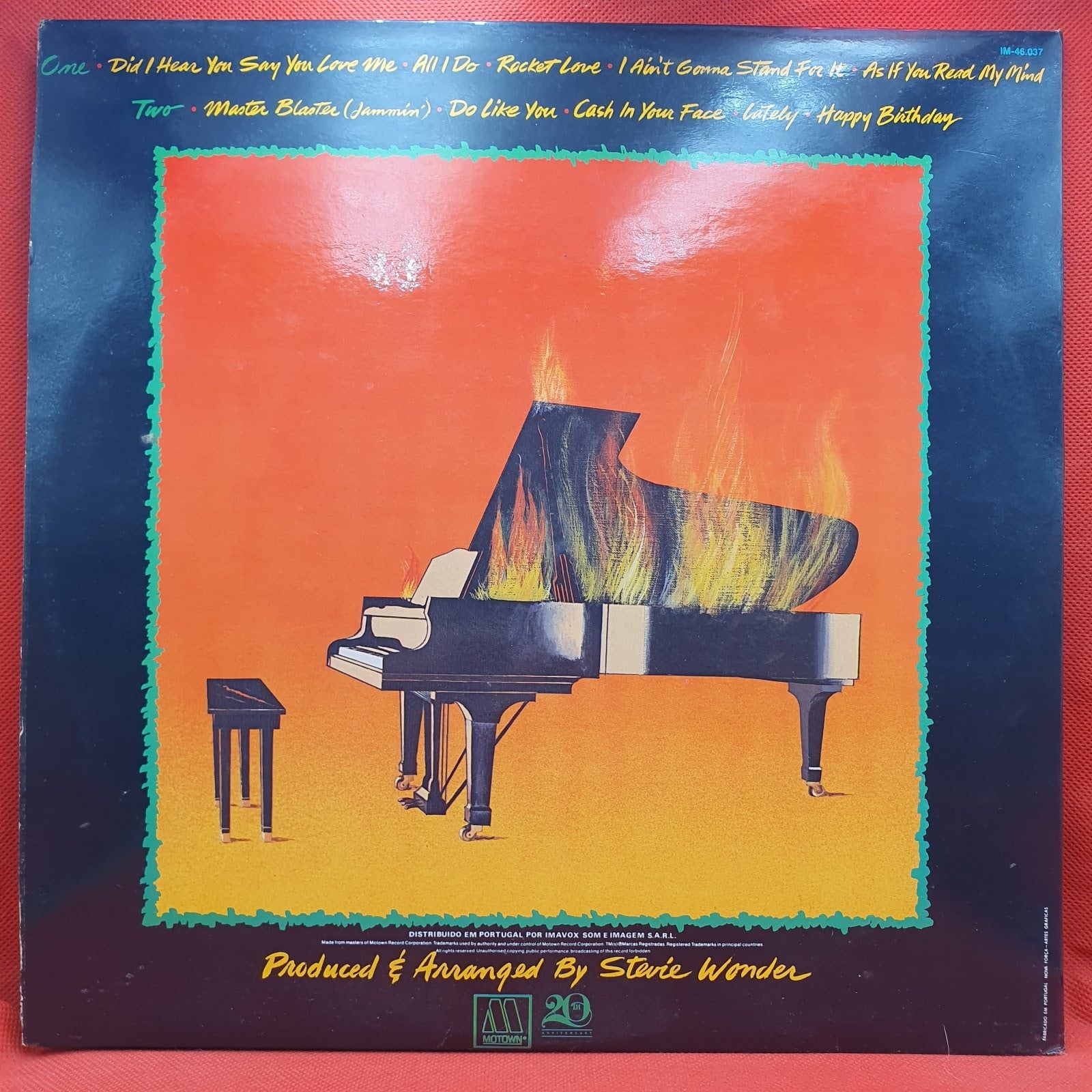 Stevie Wonder - Hotter Than July (LP) · fotografia 2