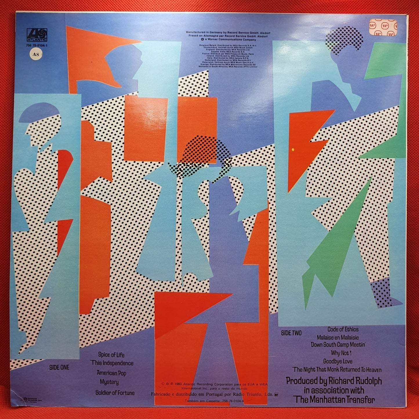 The Manhattan Transfer - Bodies And Souls (LP) · fotografia 2