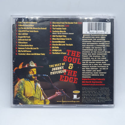 Johnny Paycheck - The Soul & The Edge The Best Of Johnny Paycheck (CD) · fotografia 2