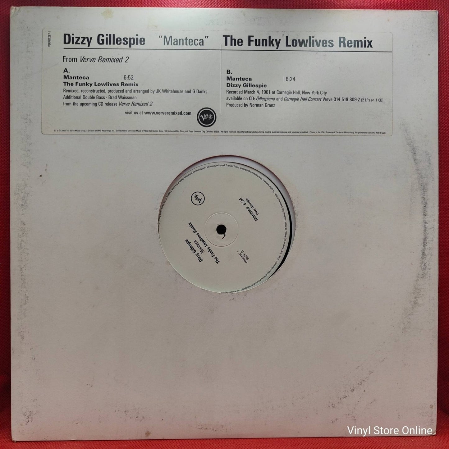 Dizzy Gillespie ‎– Manteca - Vinyl Store Online