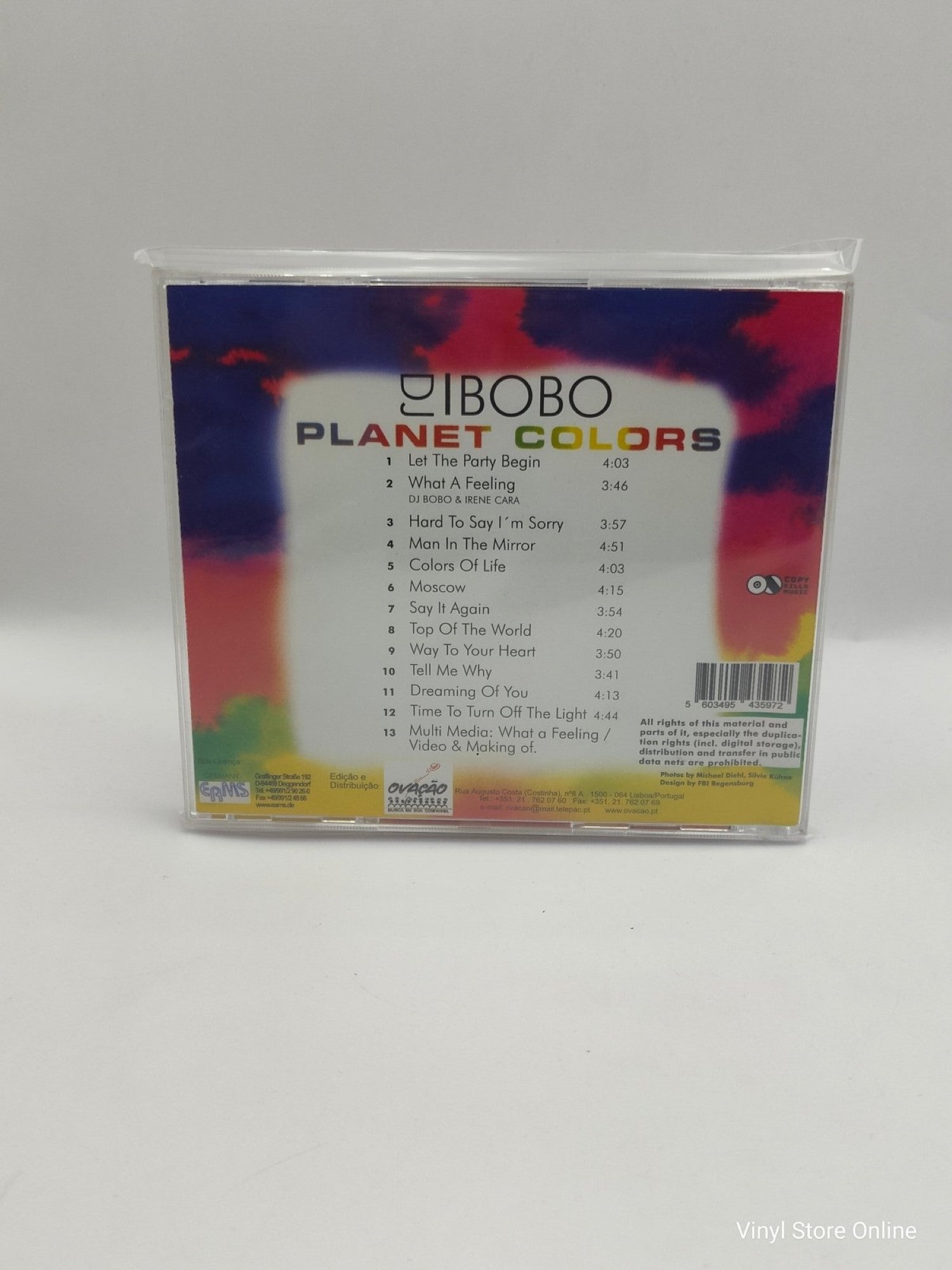 DJ BoBo ‎– Planet Colors - Vinyl Store Online