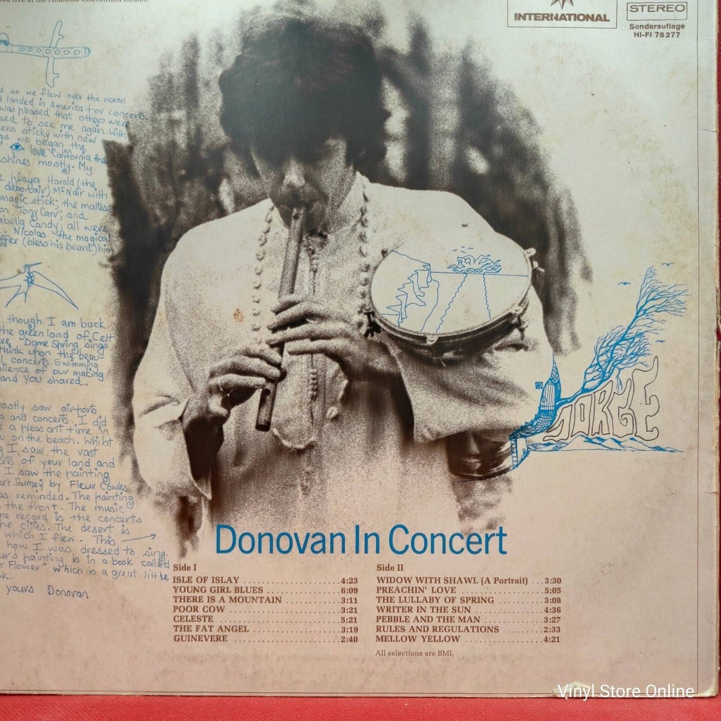 Donovan ‎– Donovan In Concert - Vinyl Store Online