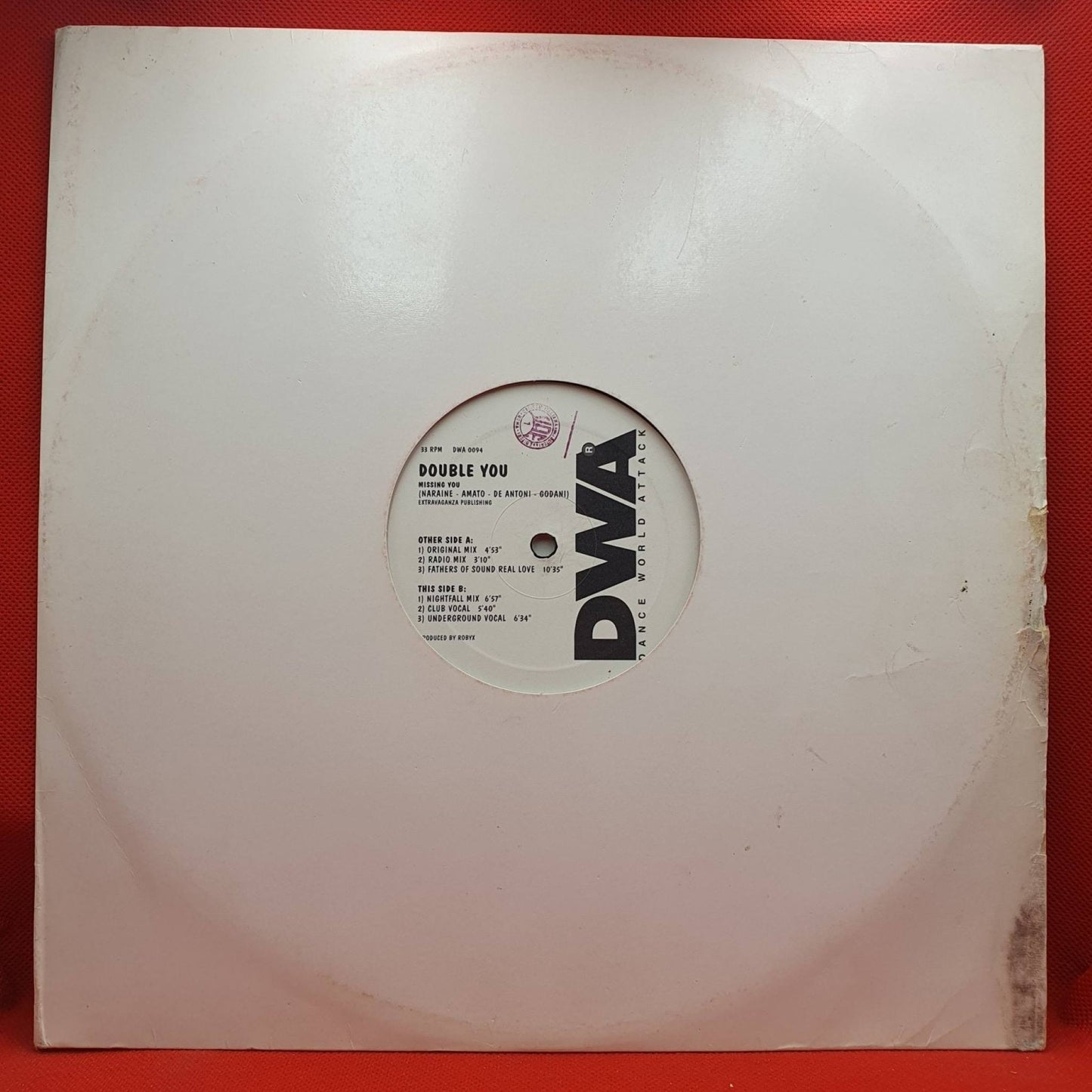 Double You ‎– Missing You - Vinyl Store Online