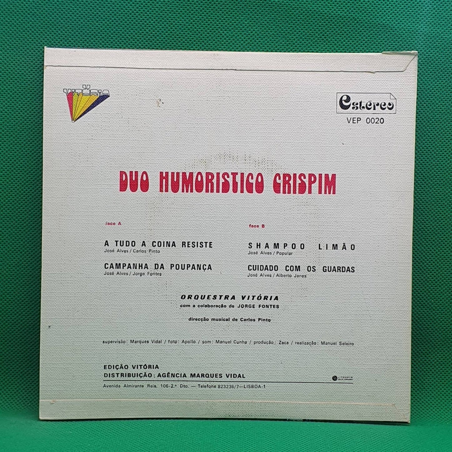 Duo Humorístico Crispim ‎– A Tudo A Coina Resiste - Vinyl Store Online