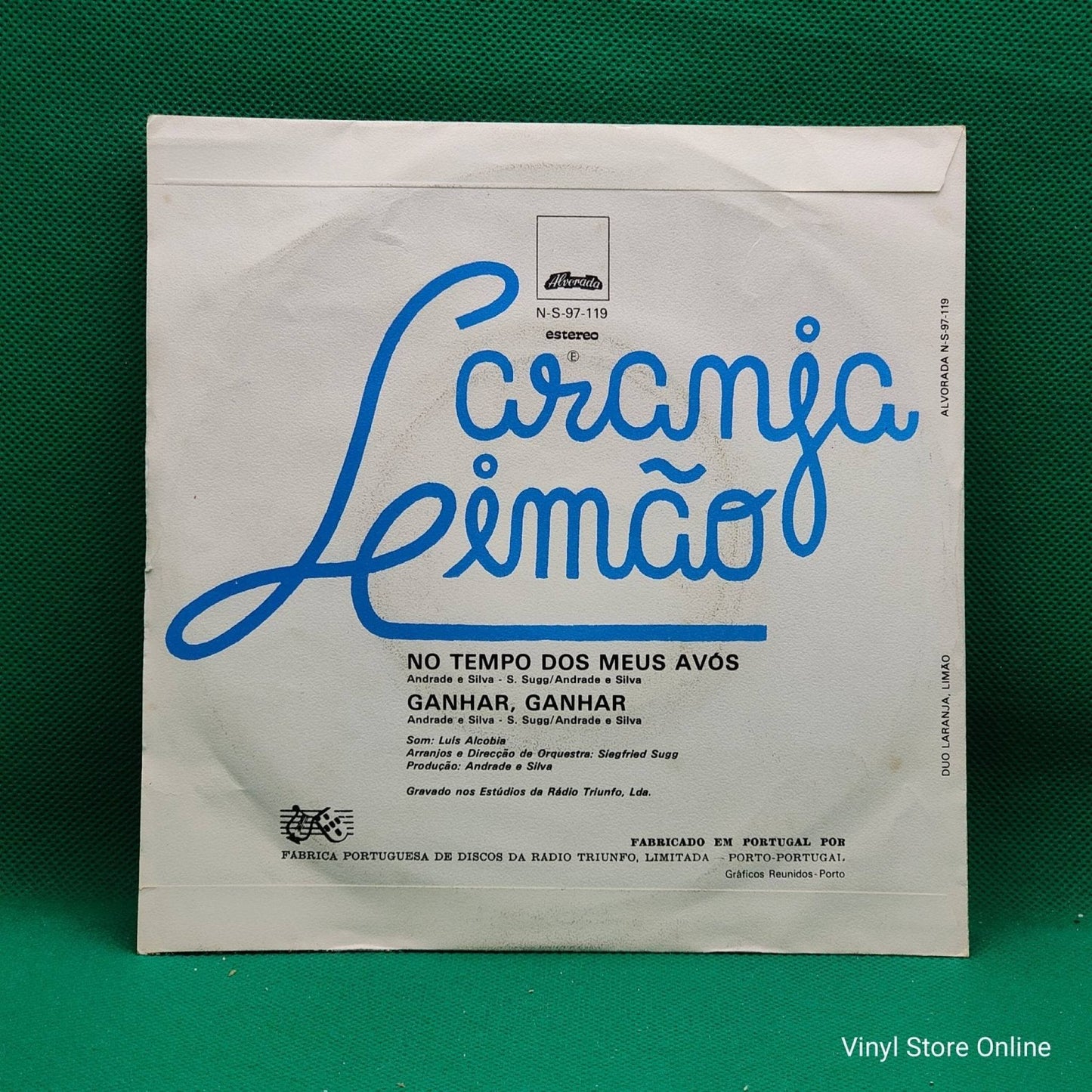 Duo Laranja Limão ‎– No Tempo Dos Meus Avós - Vinyl Store Online