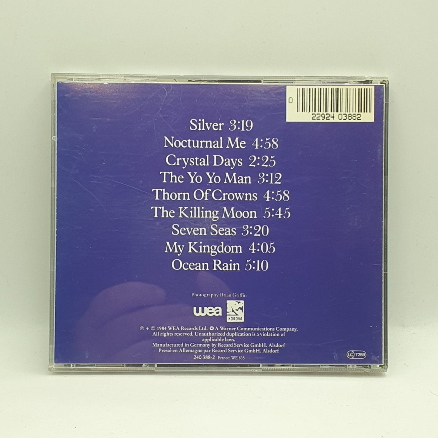 Echo & The Bunnymen ‎– Ocean Rain - Vinyl Store Online