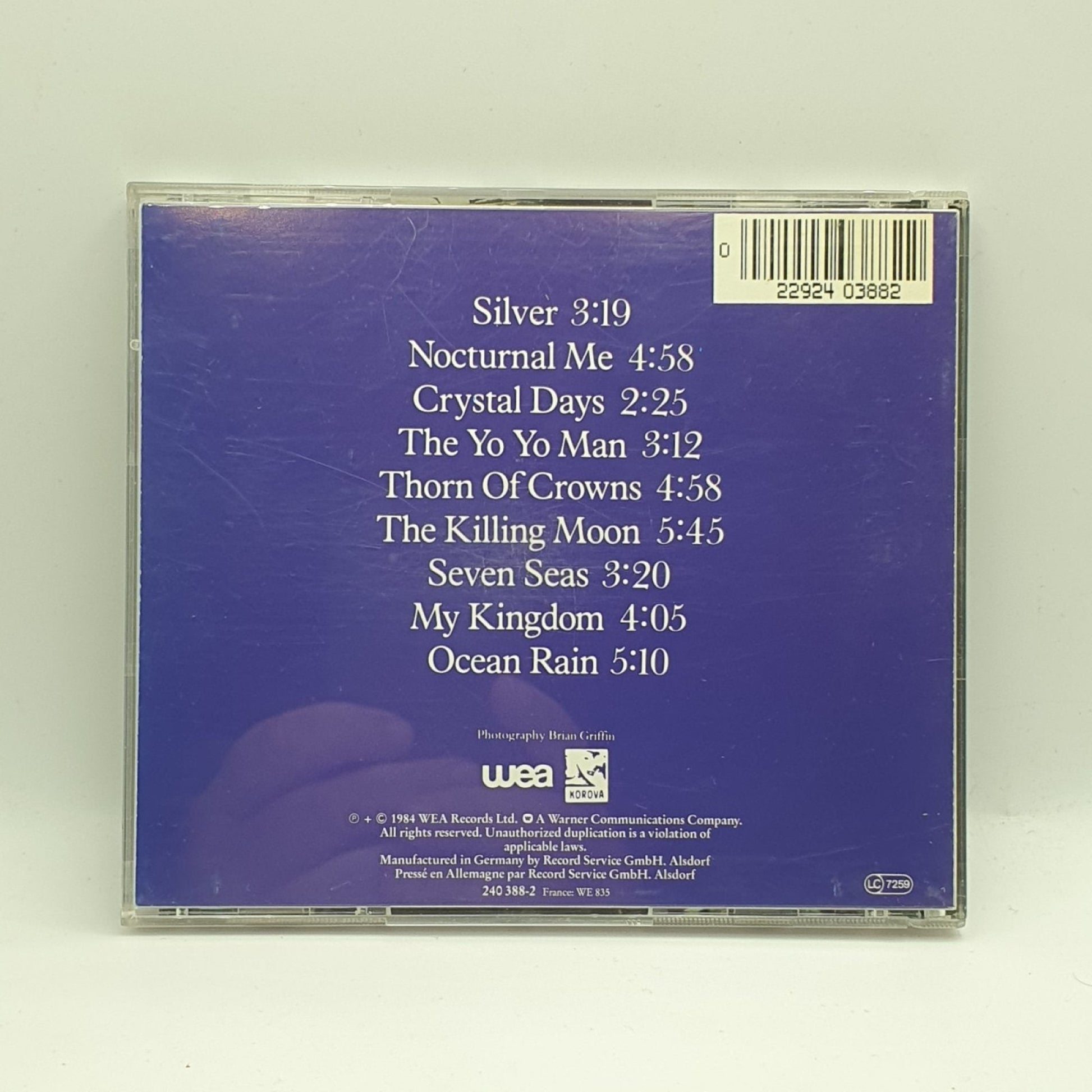 Echo & The Bunnymen ‎– Ocean Rain - Vinyl Store Online