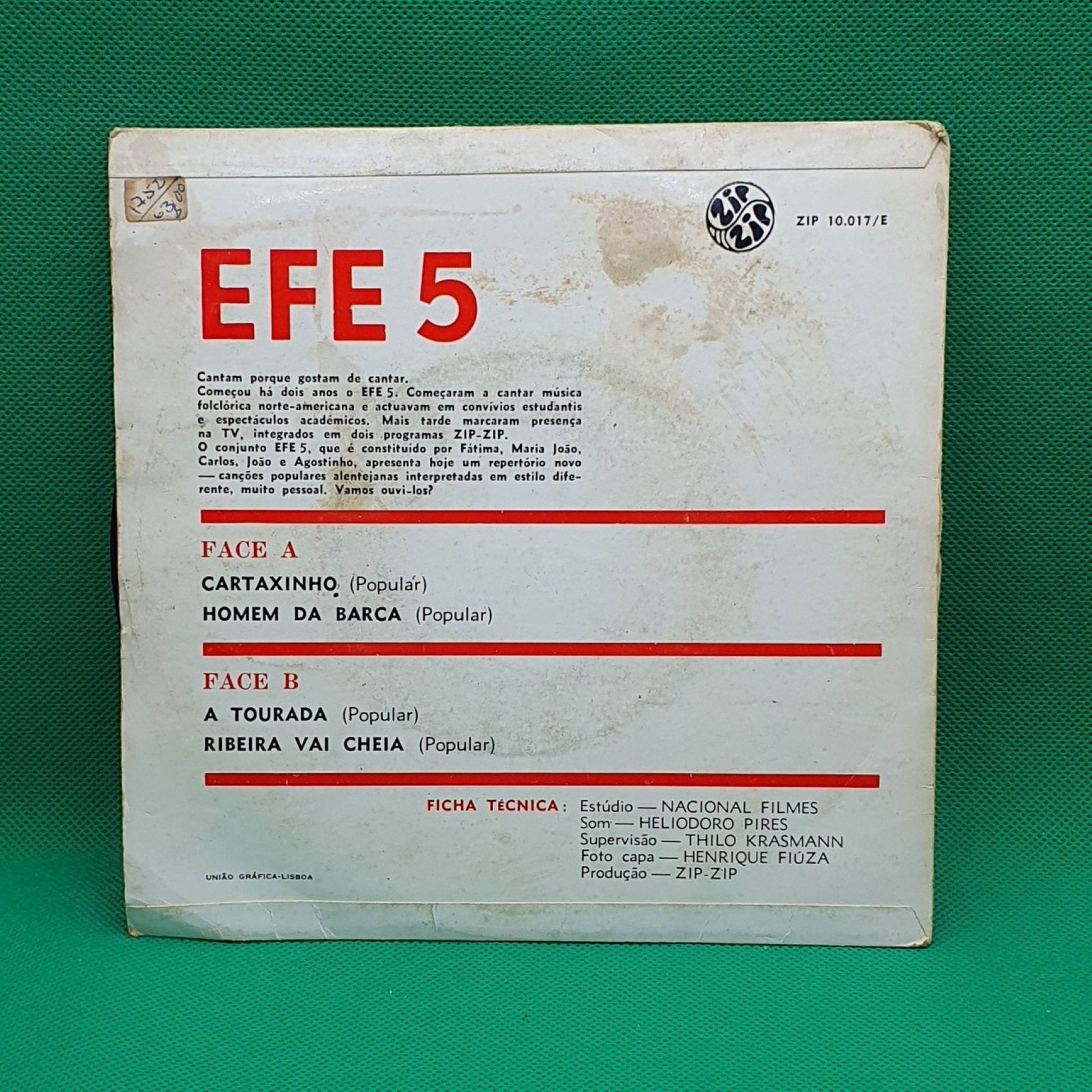 EFE 5 ‎– Cartaxinho - Vinyl Store Online