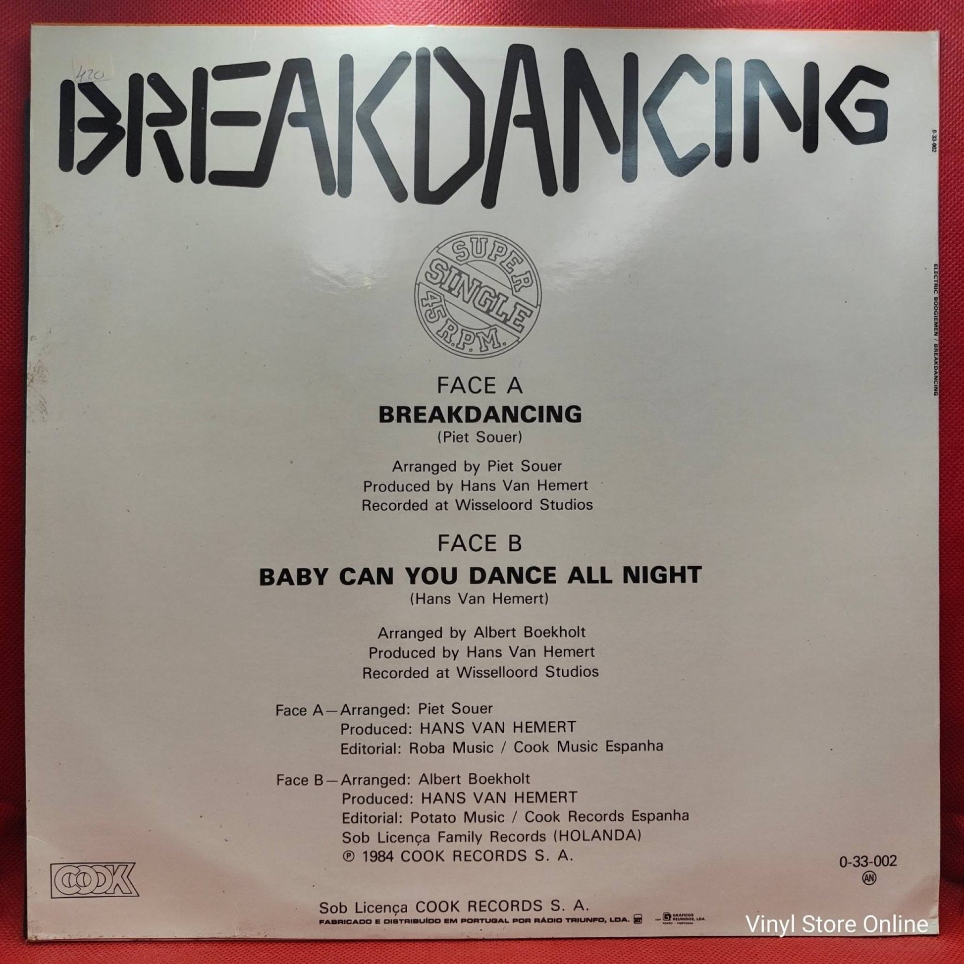 Electric Boogie Men ‎– Breakdancing - Vinyl Store Online