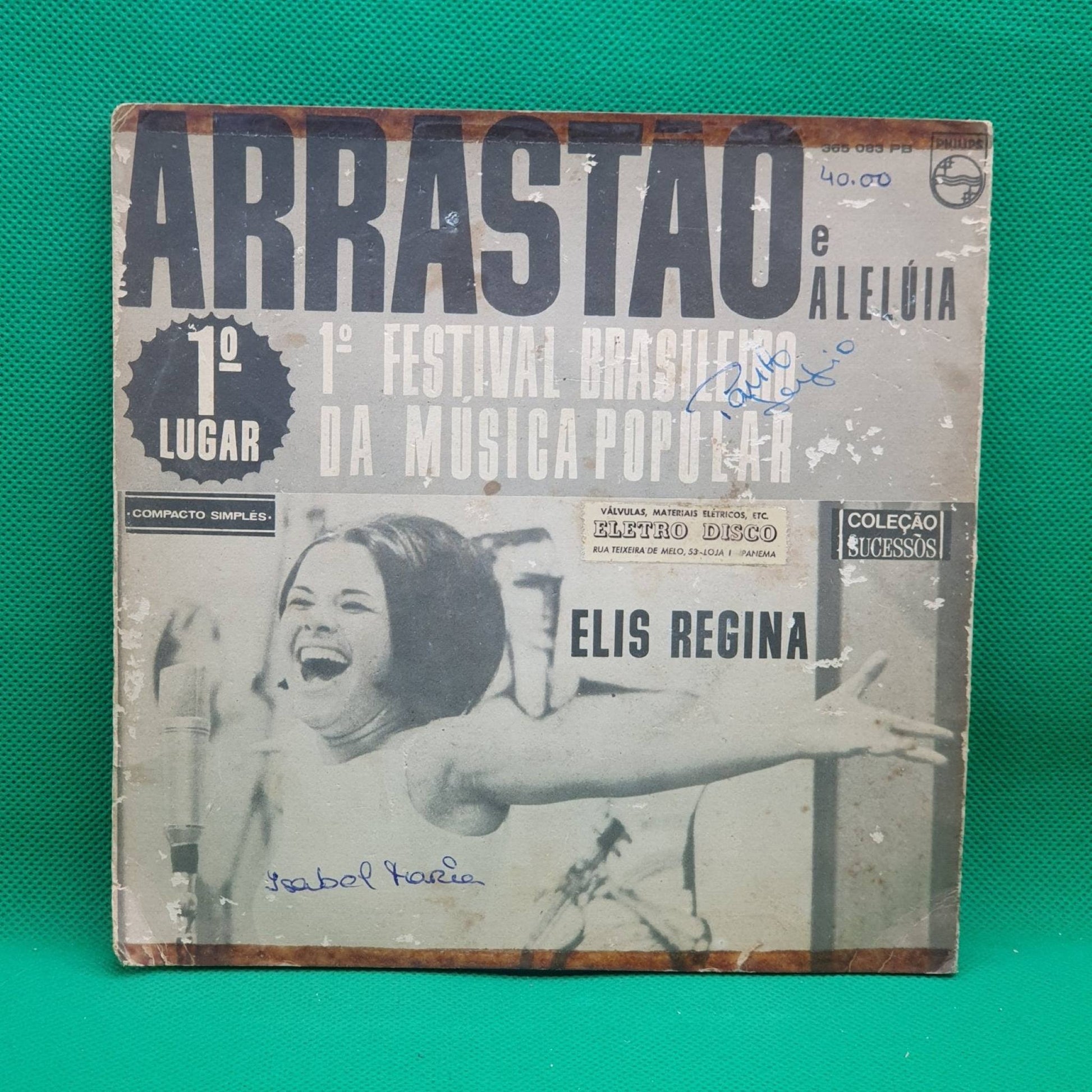Elis Regina ‎– Arrastão / Aleluia - Vinyl Store Online