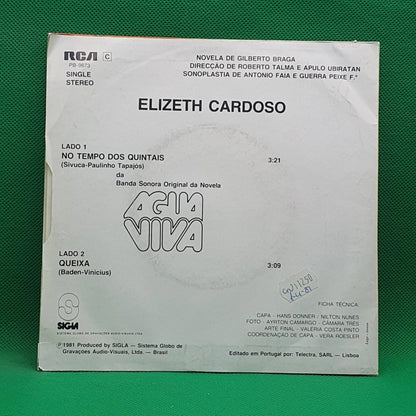 Elizeth Cardoso ‎– No Tempo Dos Quintais / Queixa - Vinyl Store Online
