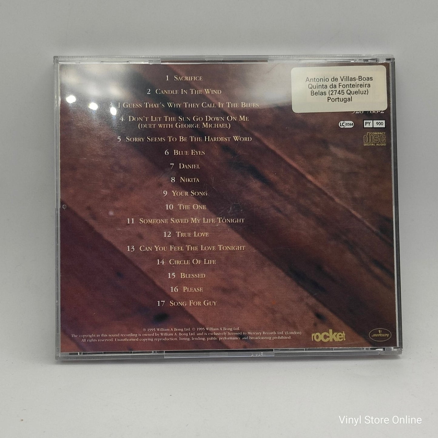 Elton John ‎– Love Songs - Vinyl Store Online