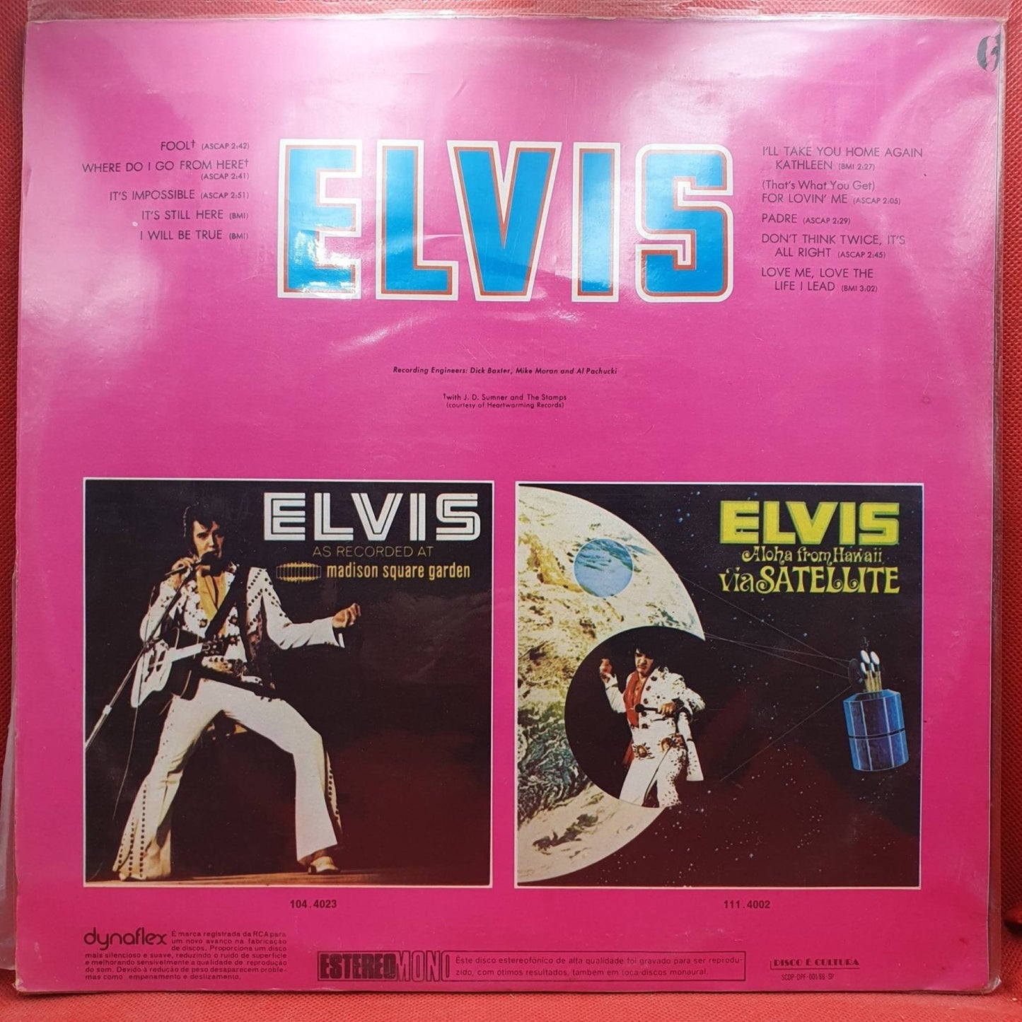 Elvis ‎– Elvis - Vinyl Store Online