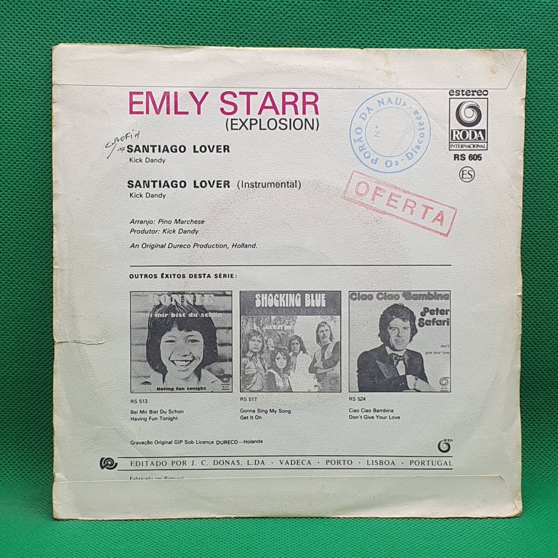 Emly Starr Explosion ‎– Santiago Lover - Vinyl Store Online