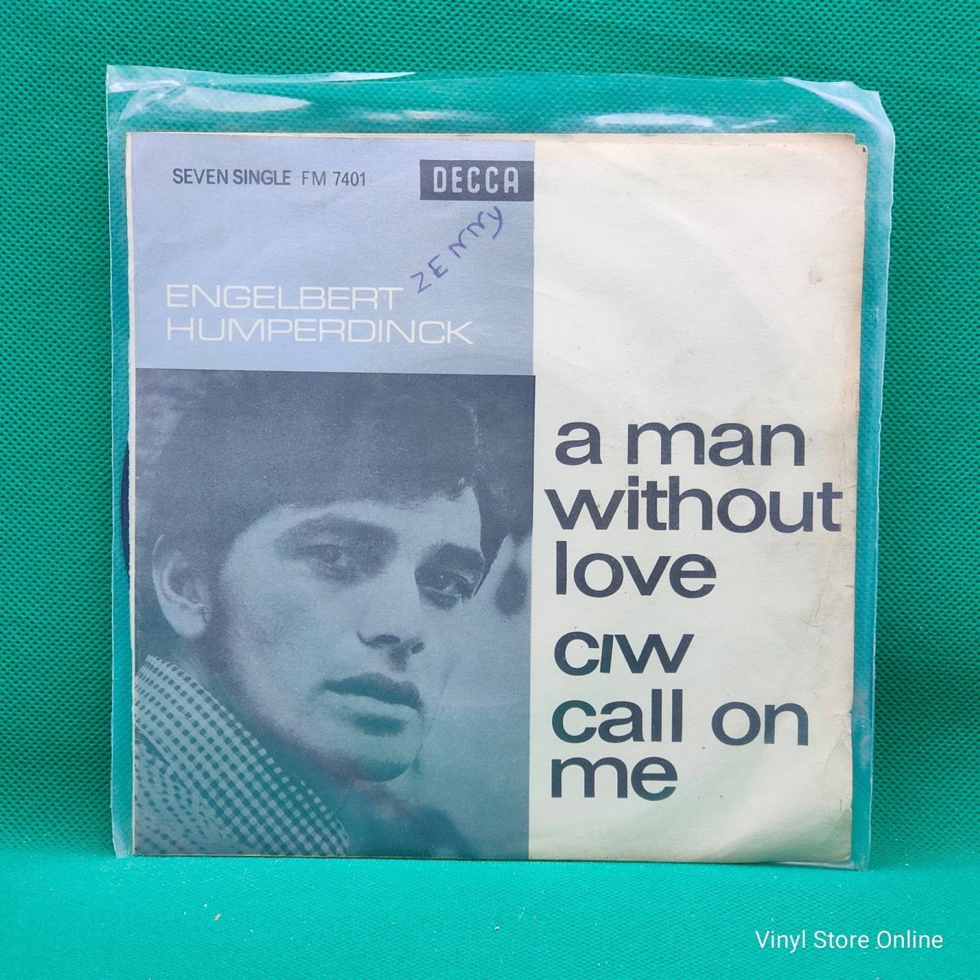 Engelbert Humperdinck ‎– A Man Without Love / Call On Me - Vinyl Store Online