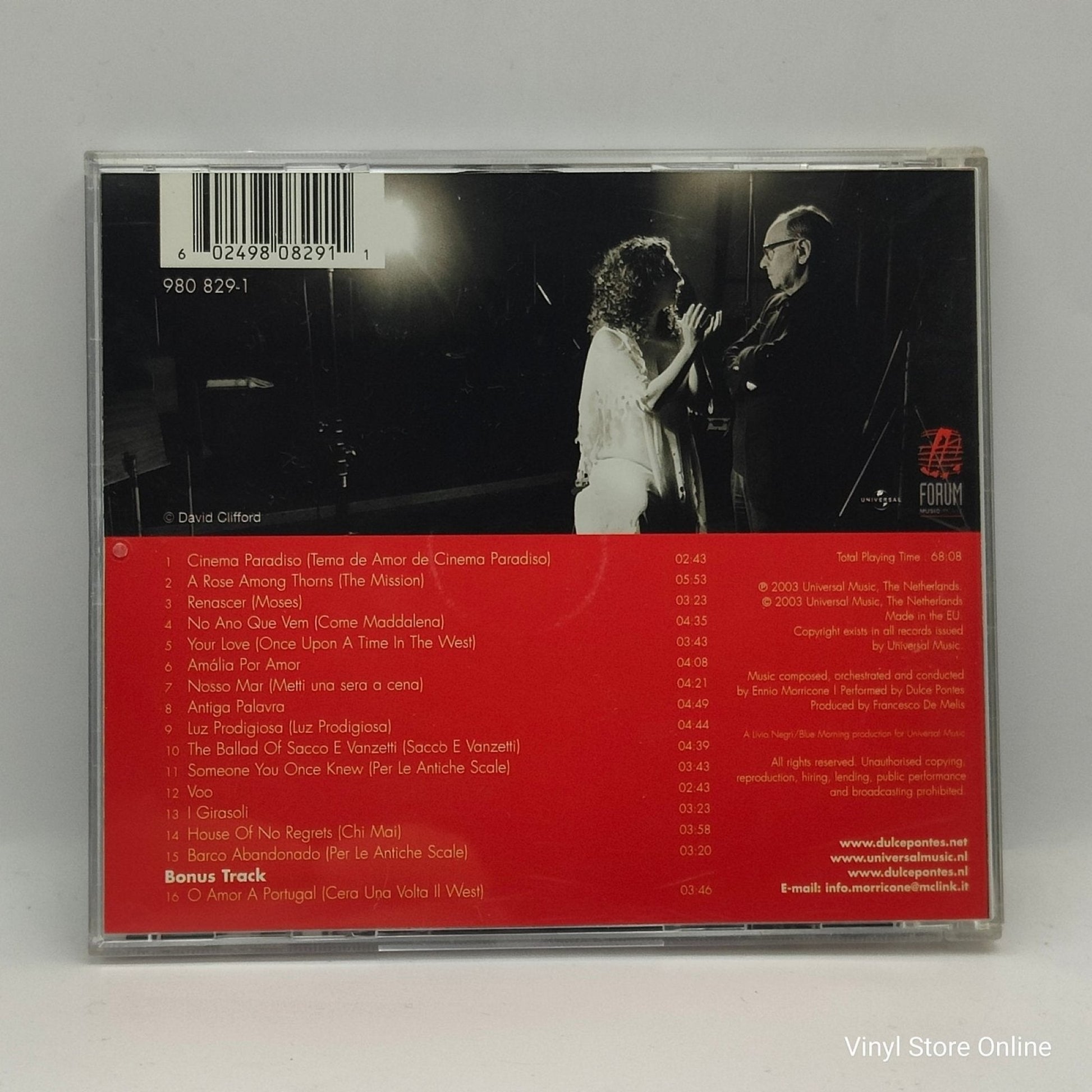Ennio Morricone And Dulce Pontes ‎– Focus - Vinyl Store Online