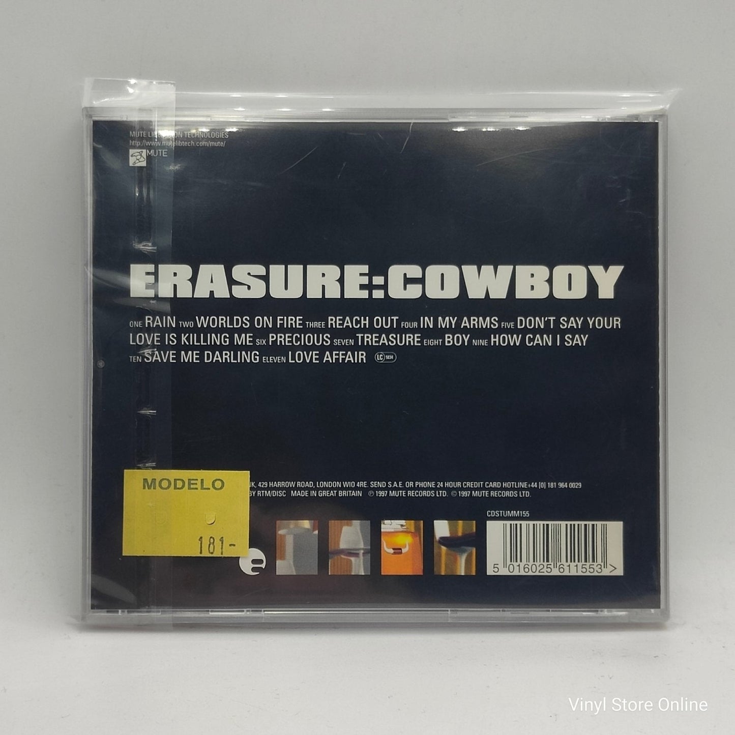 Erasure ‎– Cowboy - Vinyl Store Online